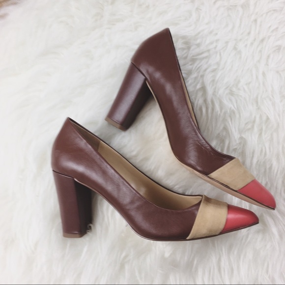 C. Wonder Jillina Leather and Suede Pumps - Picture 3 of 8